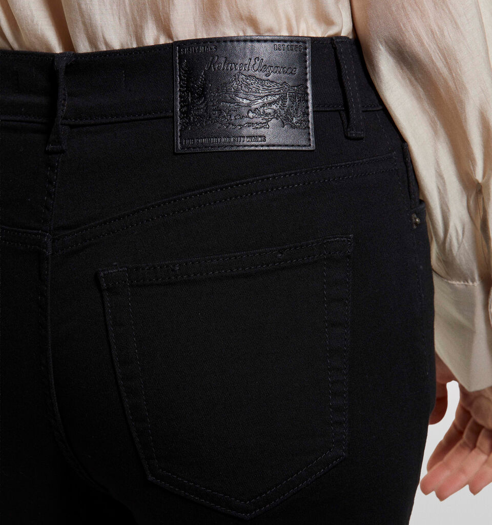 Τζιν Style 69 slim fit μαύρο - τζιν slim fit γυναικεία - Μαυρο | Sisley image number 4